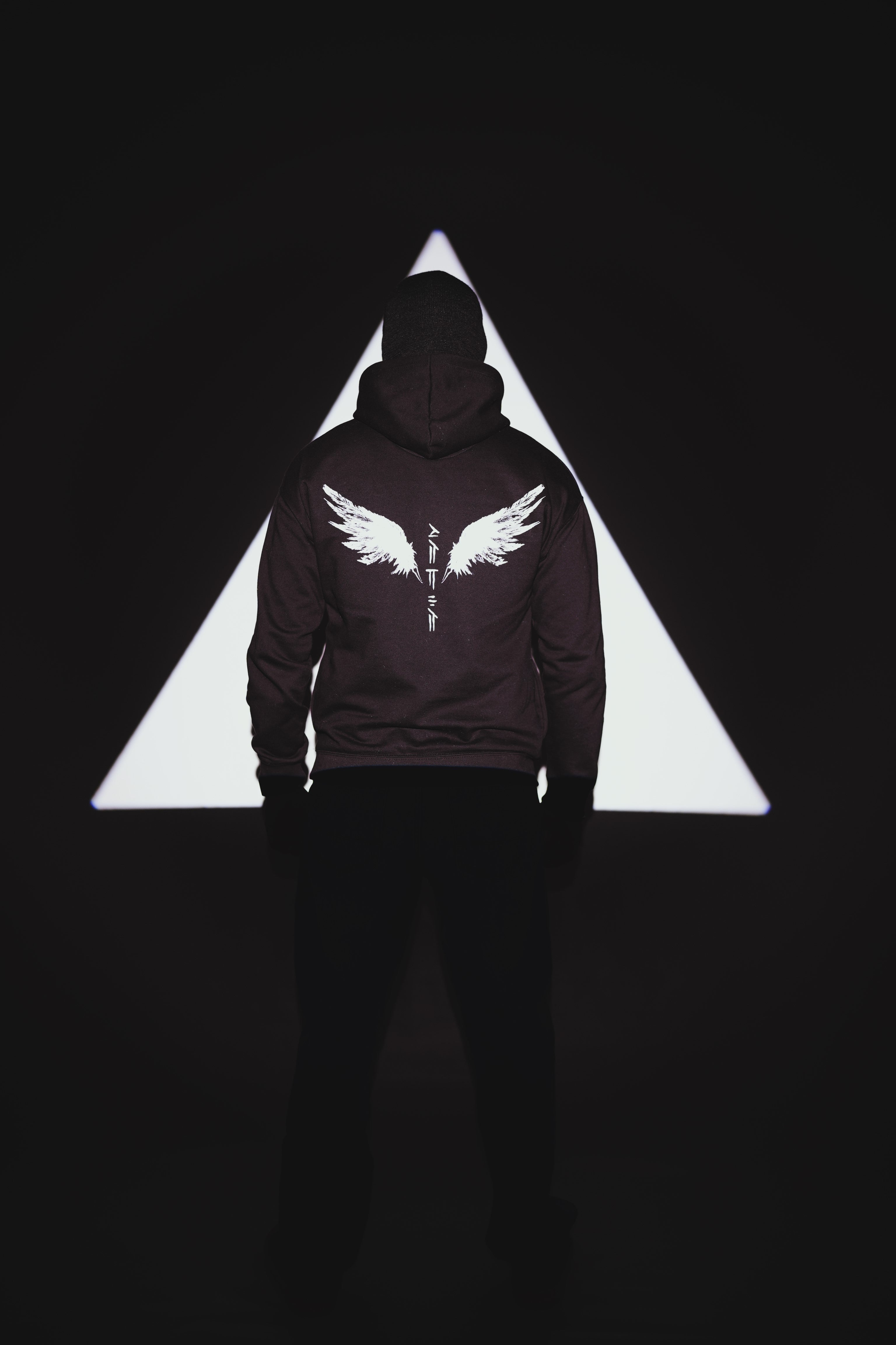 RISE ABOVE – Black Hoodie
